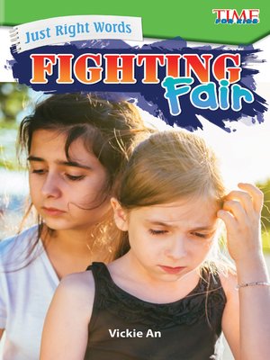 cover image of Just Right Words: Fighting Fair